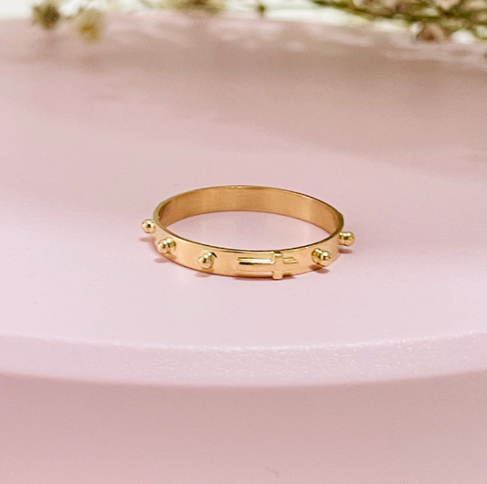 Anillo Denario Oro 18K