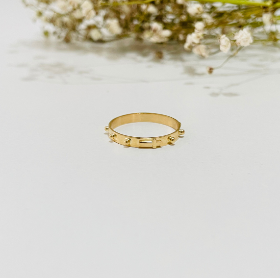 Anillo Denario Oro 18K