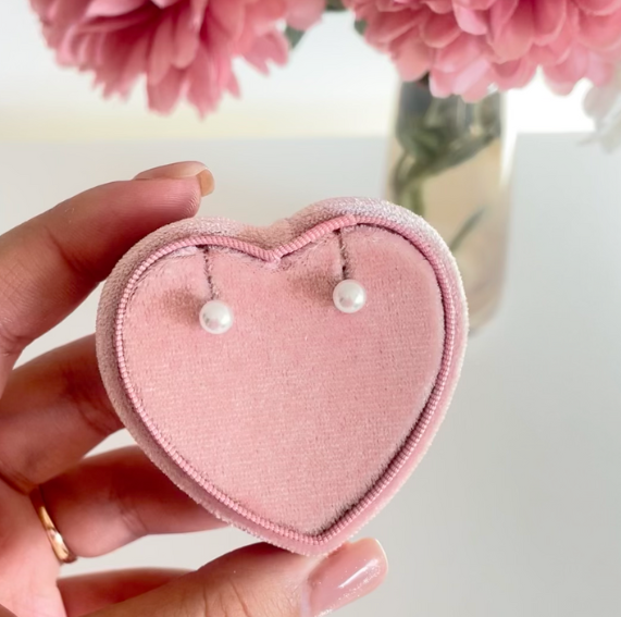 Aros Perlas Oro 14K