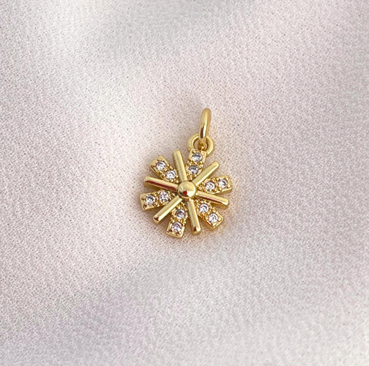 Colgante Copo de Nieve 10 mm