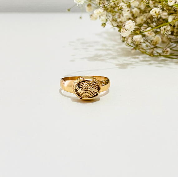 Anillo Chevalier Nudo Oro 18 K