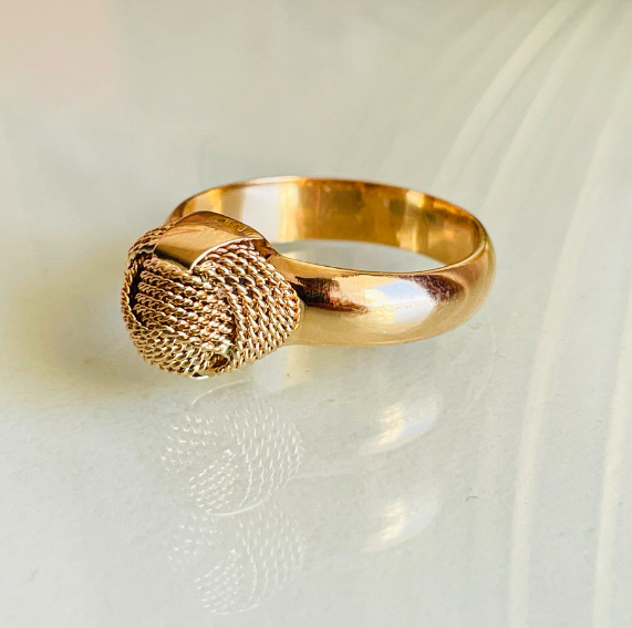 Anillo Chevalier Nudo Oro 18 K
