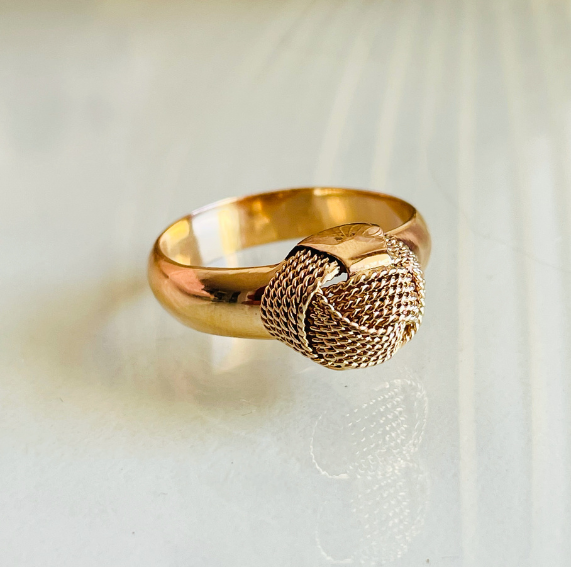 Anillo Chevalier Nudo Oro 18 K