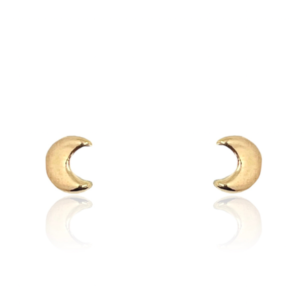 Aros Luna Oro 14K