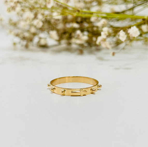 Anillo Denario Oro 18K