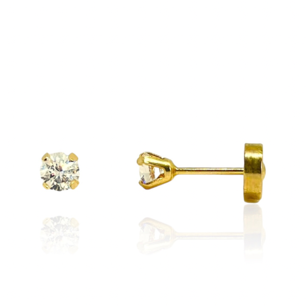 Aros Chispita Oro 18K