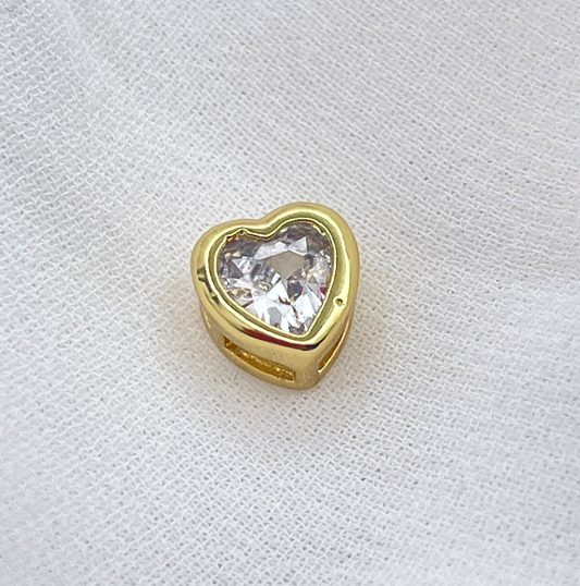 Colgante Corazón Circón 7 mm