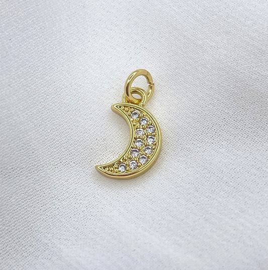 Colgante Luna Vertical Circones 14 mm