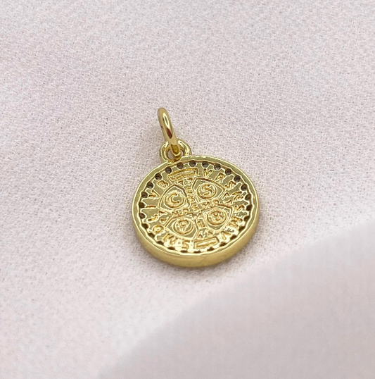 Colgante San Benito con Circon 14 mm