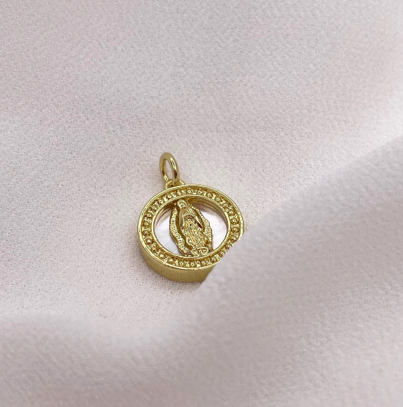 Colgante Virgen de Guadalupe Pequeño 15 mm