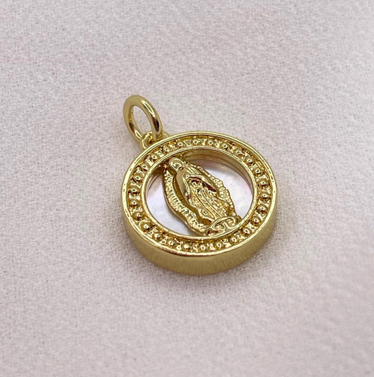 Colgante Virgen de Guadalupe Pequeño 15 mm
