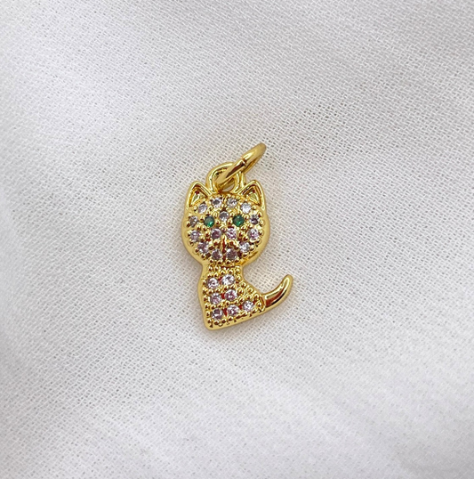 Colgante Gato con Circones 13 mm
