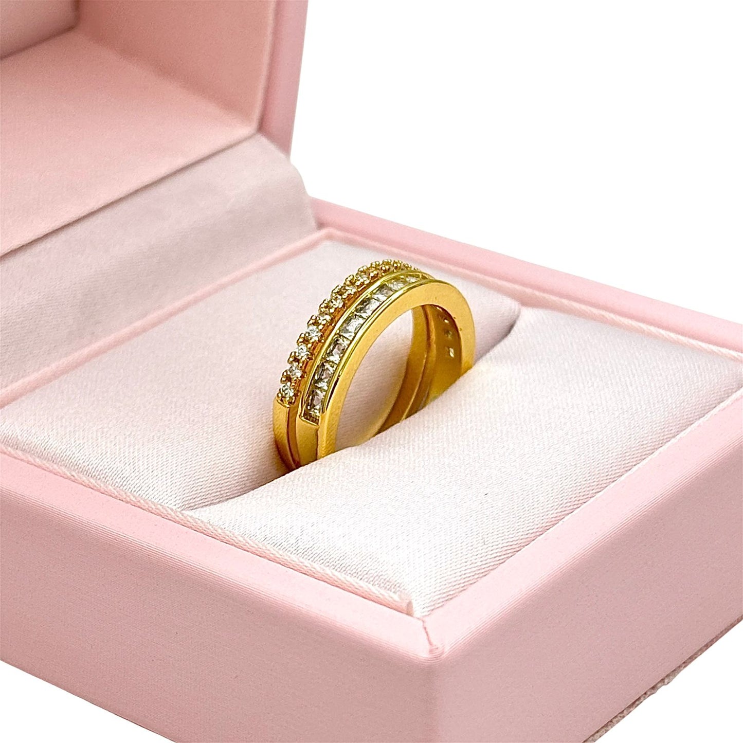 Anillo Duo Glam Ajustable