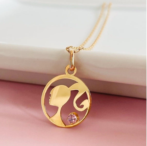 Colgante Barbie Oro 18K