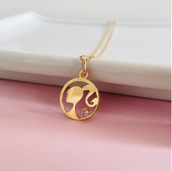 Colgante Barbie Oro 18K