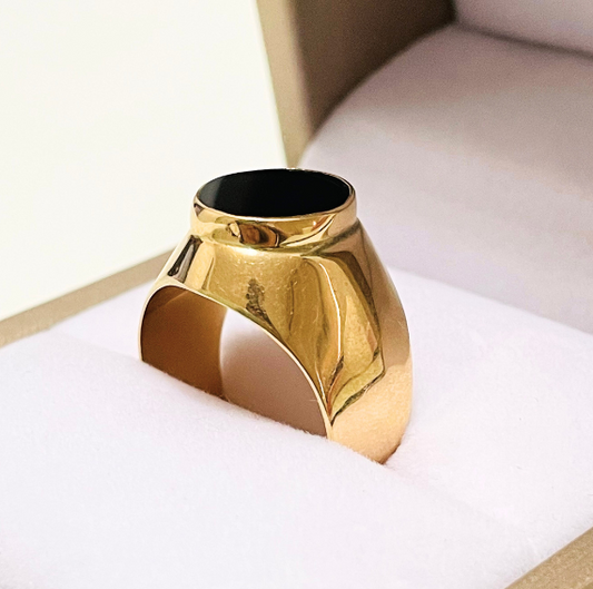 Anillo Sello Oro 18K