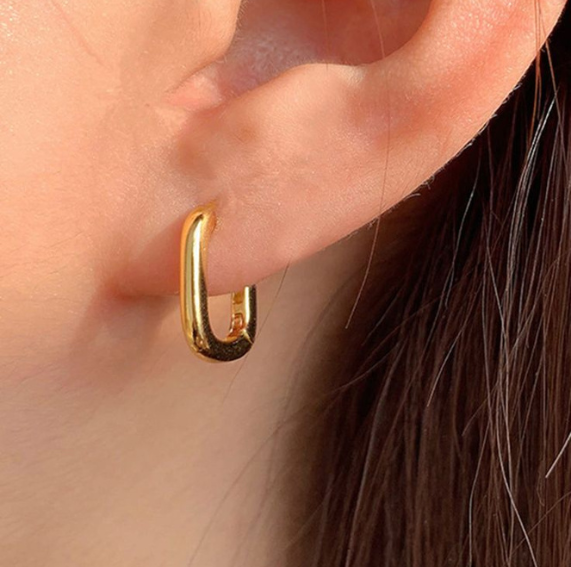 Aros Argollas Rectangulares 18 mm