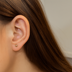 Aros Bolitas Oro 14K