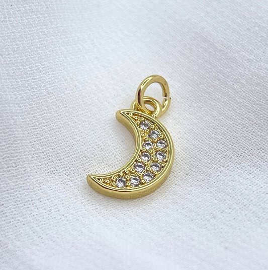 Colgante Luna Vertical Circones 14 mm