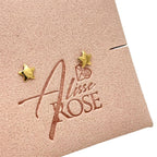 Aros Estrella Lisa Oro 18K