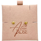 Aros Estrella Lisa Oro 18K